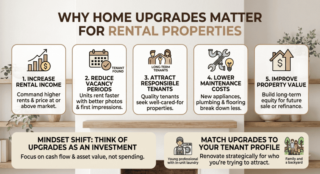 home upgrades that increase rental value