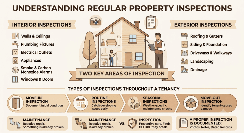  regular property inspections